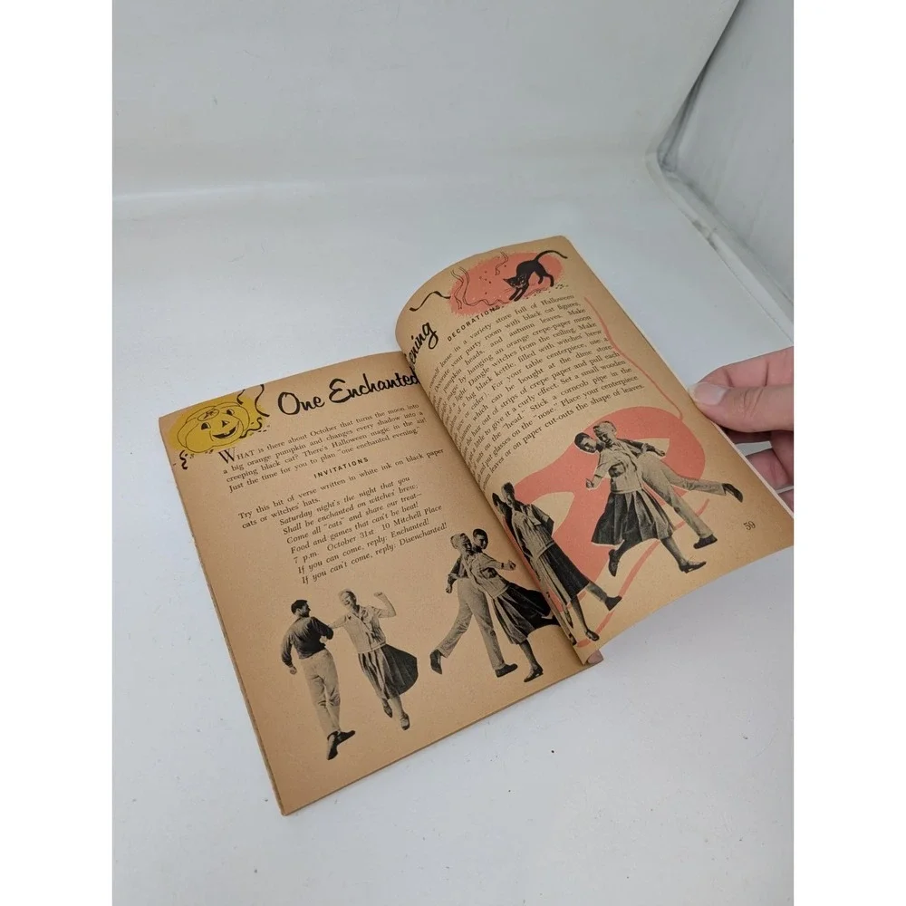 Vintage Party Perfect Hostess Party Planning Book Gay Head Halloween 50s 60s